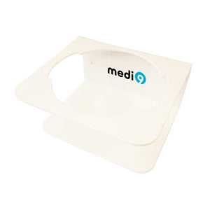 Bucket Wipe Tub Holder - Heavy Duty White PVC Material