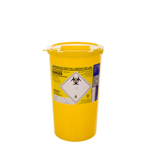 Sharps Bin - Yellow - 5Ltr - Round