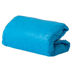 Chlorinated Polyethylene Shoe Cover, Blue - 1 Pr In Sachet