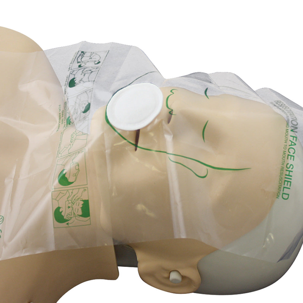 Pocket CPR Face Shield - Flat Packet