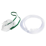 Medium Concentration Oxygen Mask with Tubing - Sealed Pack of 3