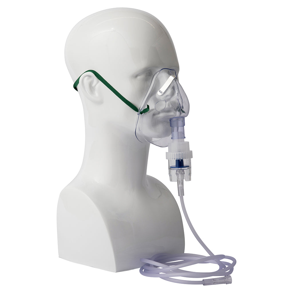 Nebulising Aerosol Oxygen Mask Supplied with Tubing - Sealed Pack of 3