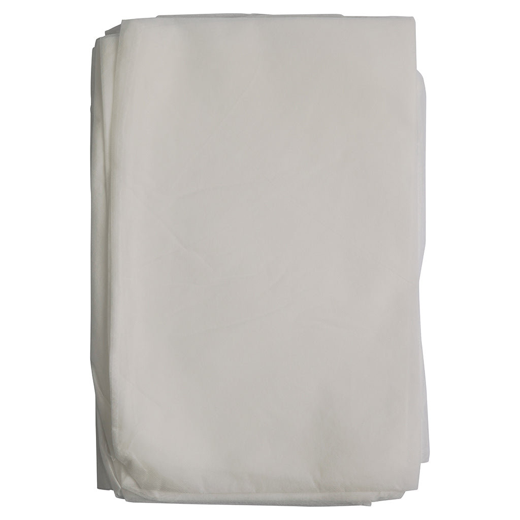 Pillow Case - Non Woven Disposable - White - Pack 5