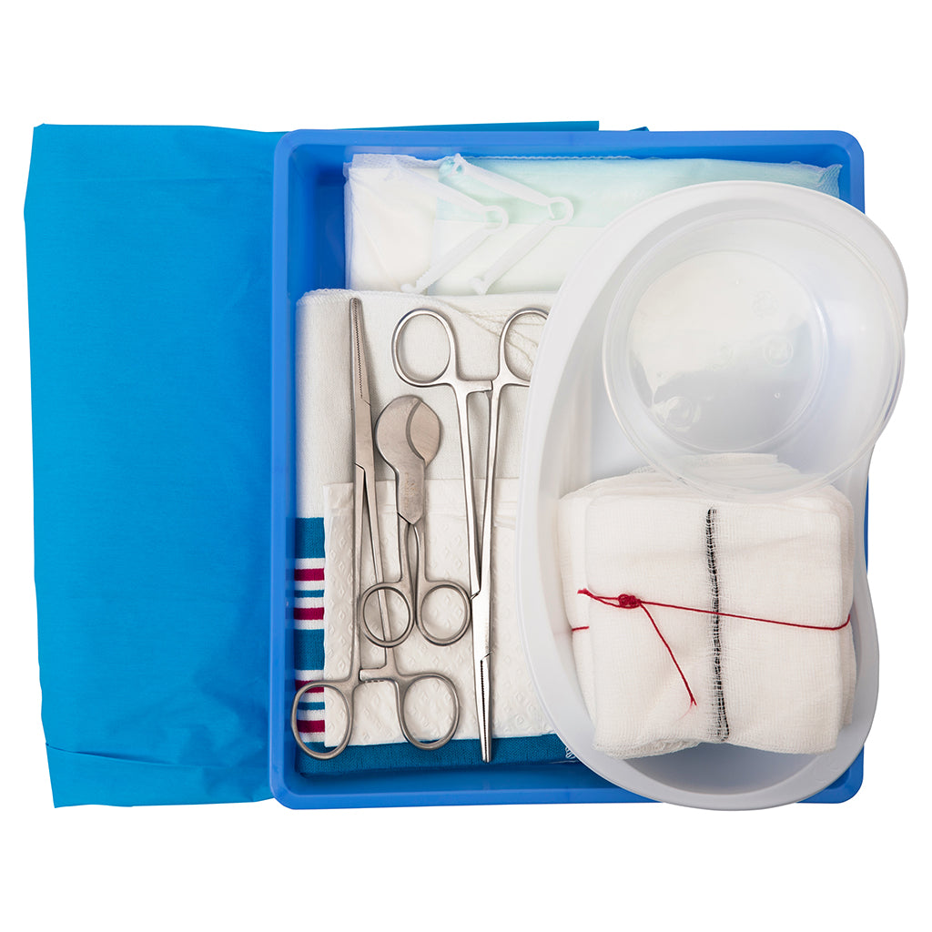 Maternity Delivery Pack - Obstetrical Kit with umbilical scissors - bag