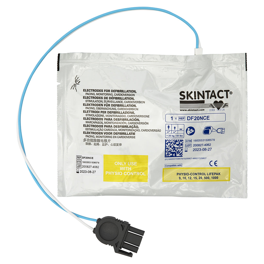 Lifepak 500/1000/10/12/15 Adult Defib Pads - Skintact Compat