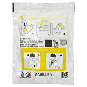 Schiller FEPP, DGT7, DGHD7 Paediatric Defib Pads - One Pair