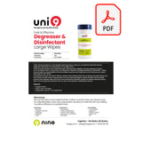 UN912006_R uni9  Degreaser & Disinfectant Wipes 100