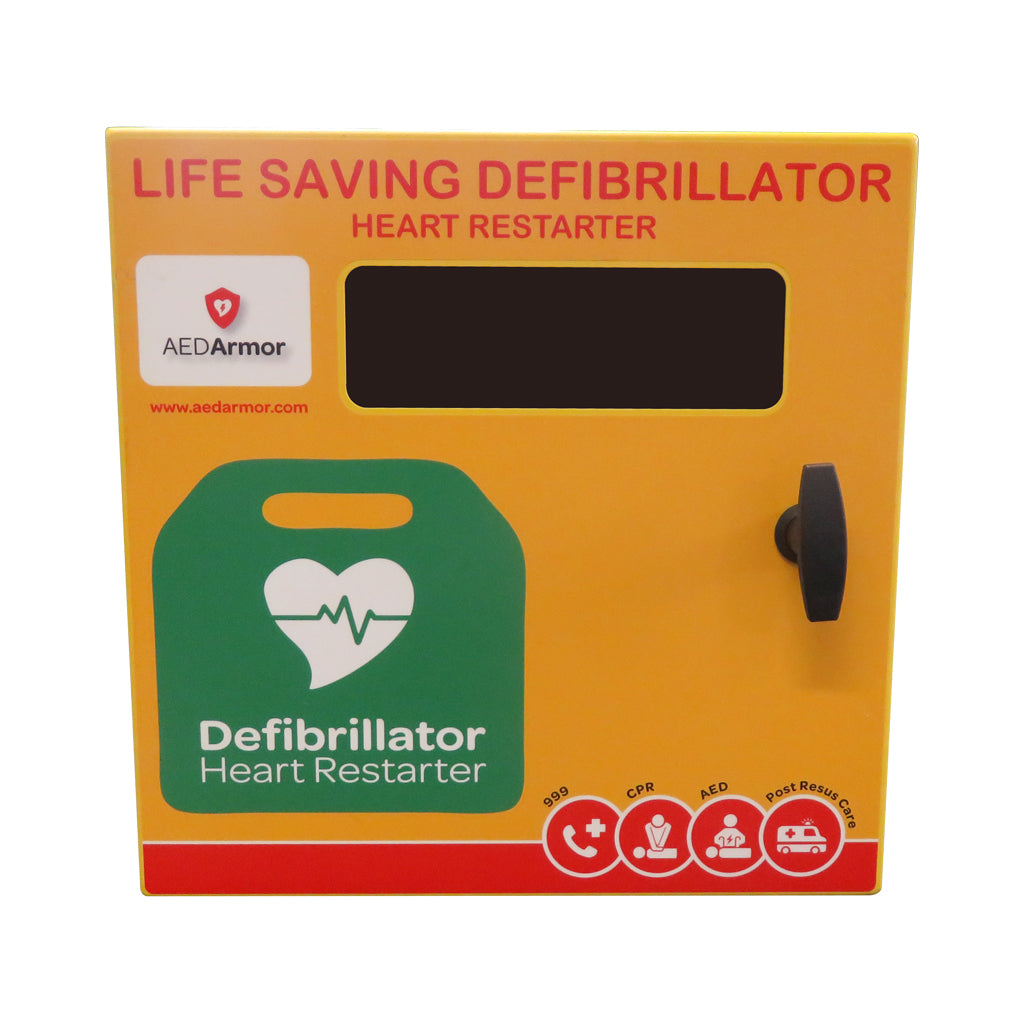 External Defibrillator Mild Steel Cabinet - No Lock - With Heating