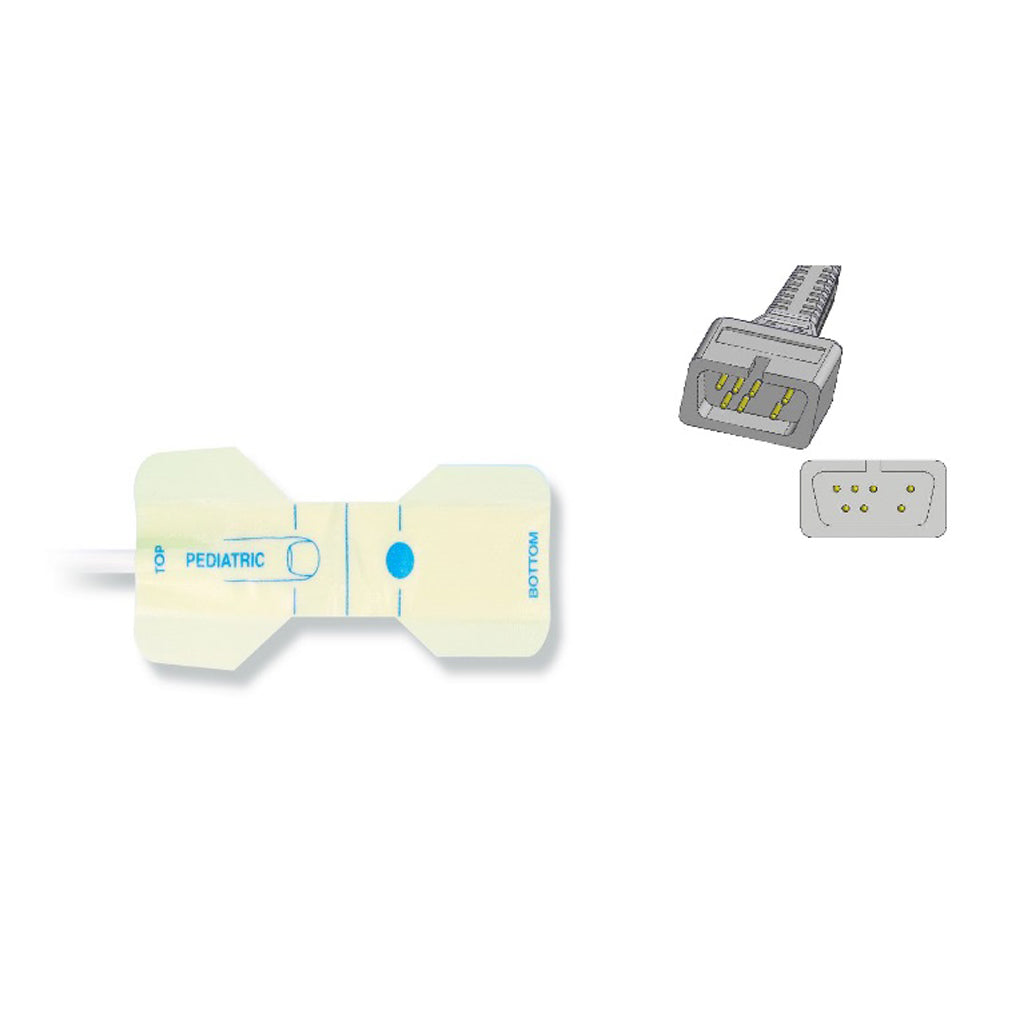 SPO2 Sensor - Disposable - Nellcor - Compatible with Lifepak