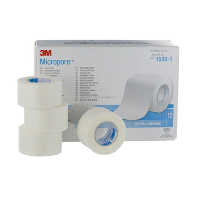 3M Micropore Medical Tape 2.5cm x 9.1m - Each